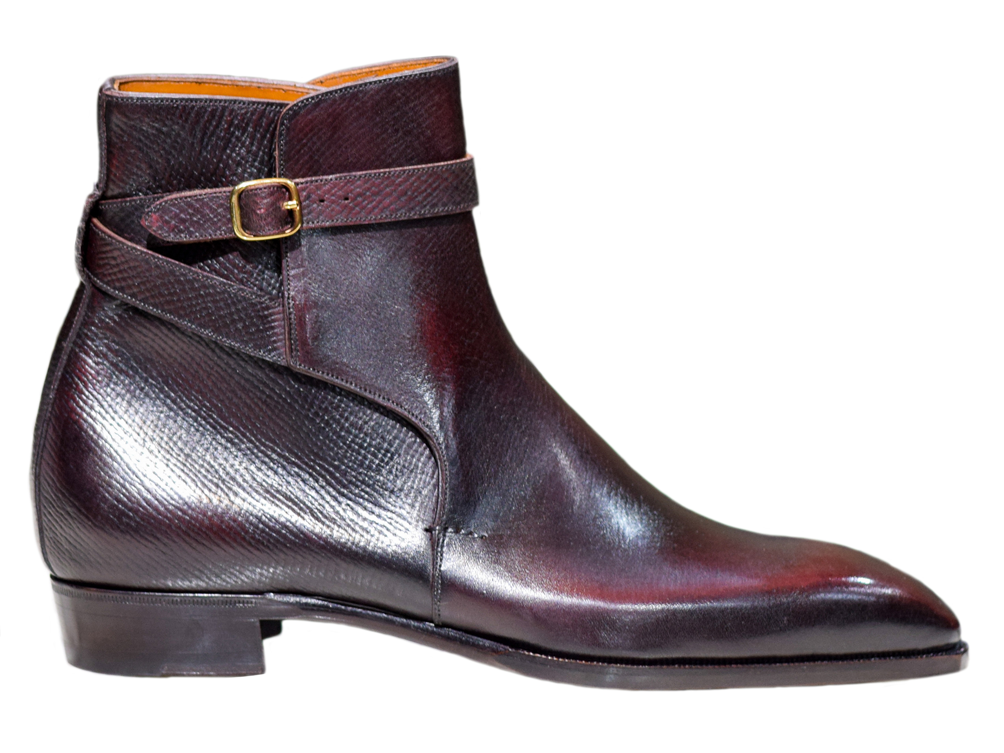 MTO Jodhpur boots - Hatchgrain leather