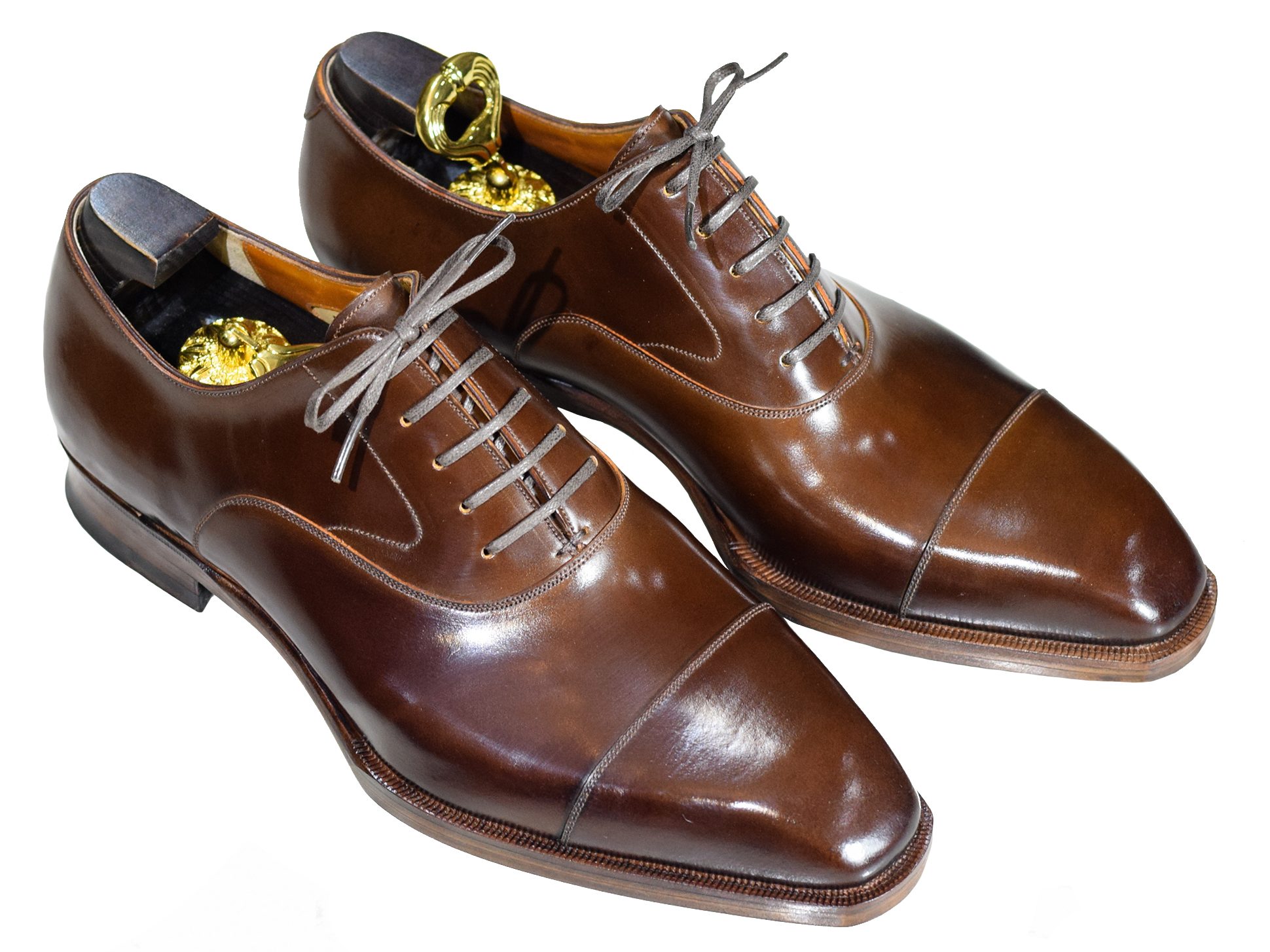 MTO Oxford captoe shoes shell cordovan