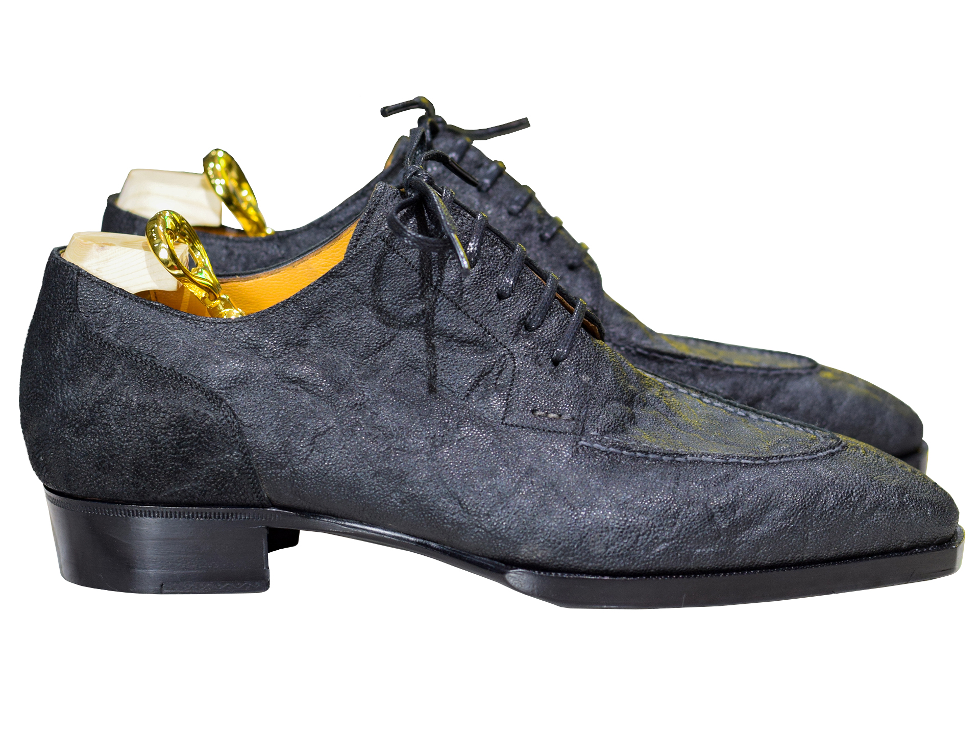 MTO Premium Derby Split toe shoes - Elephant leather