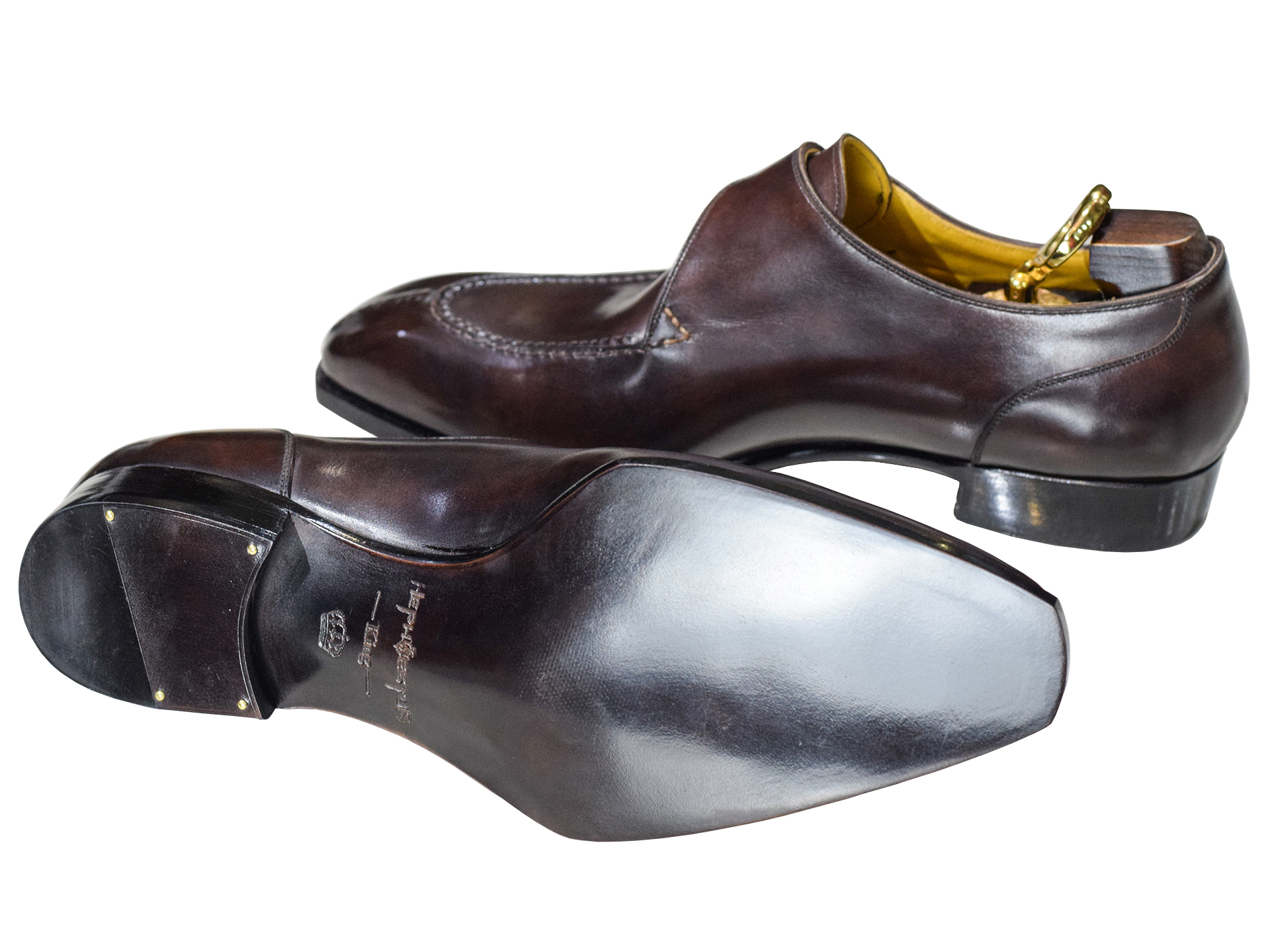MTO Single monkstrap split toe shoes