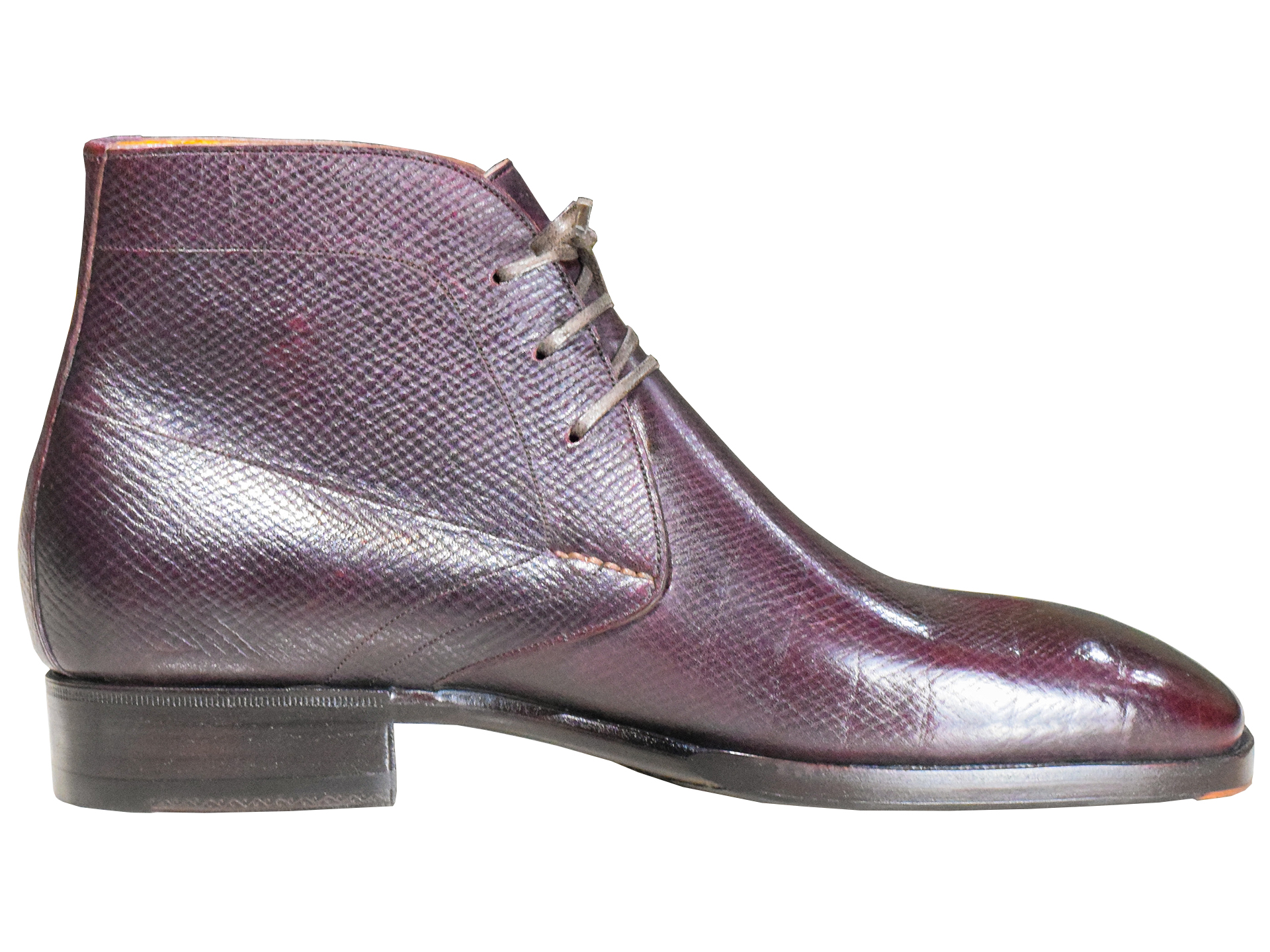MTO Chukka Boots hatchgrain leather - Premium line