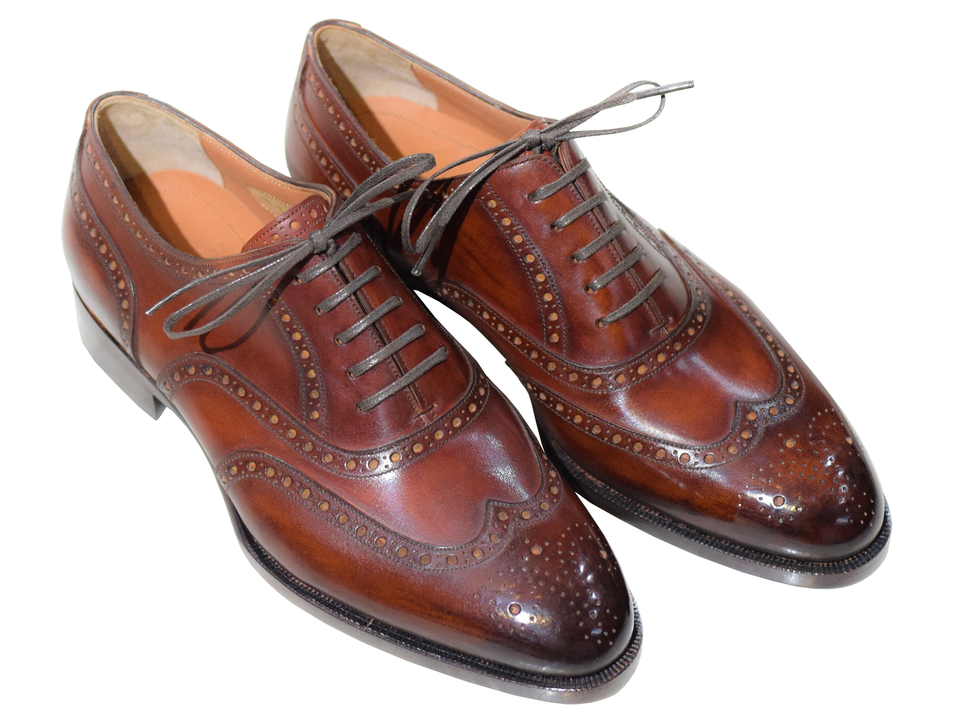 MTO Oxford wingtip full brogue shoes