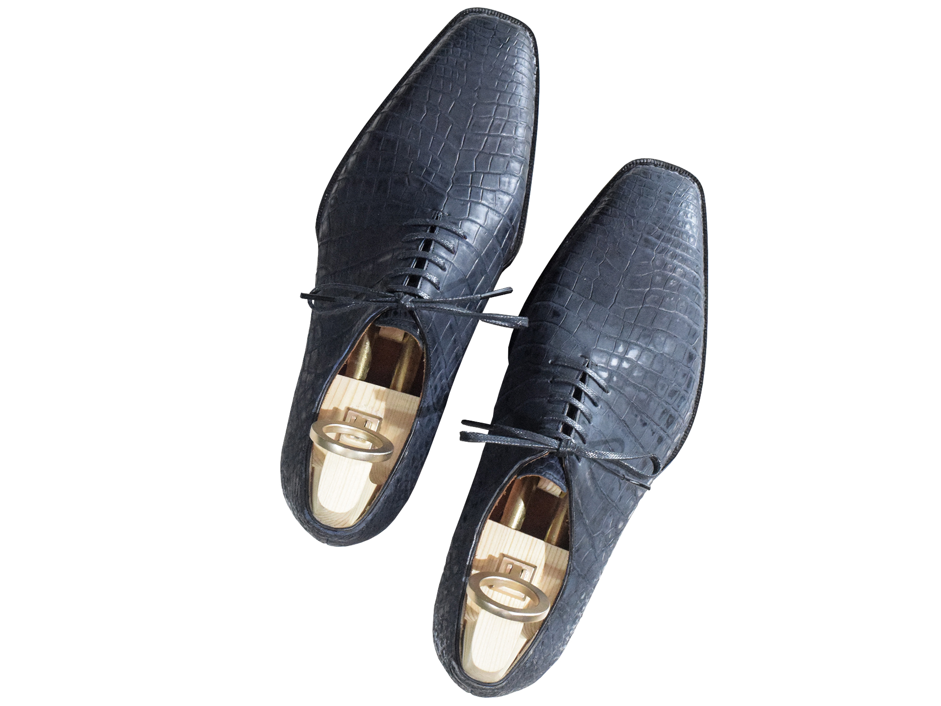 MTO nubuck crocodile wholecut shoes - Premium line