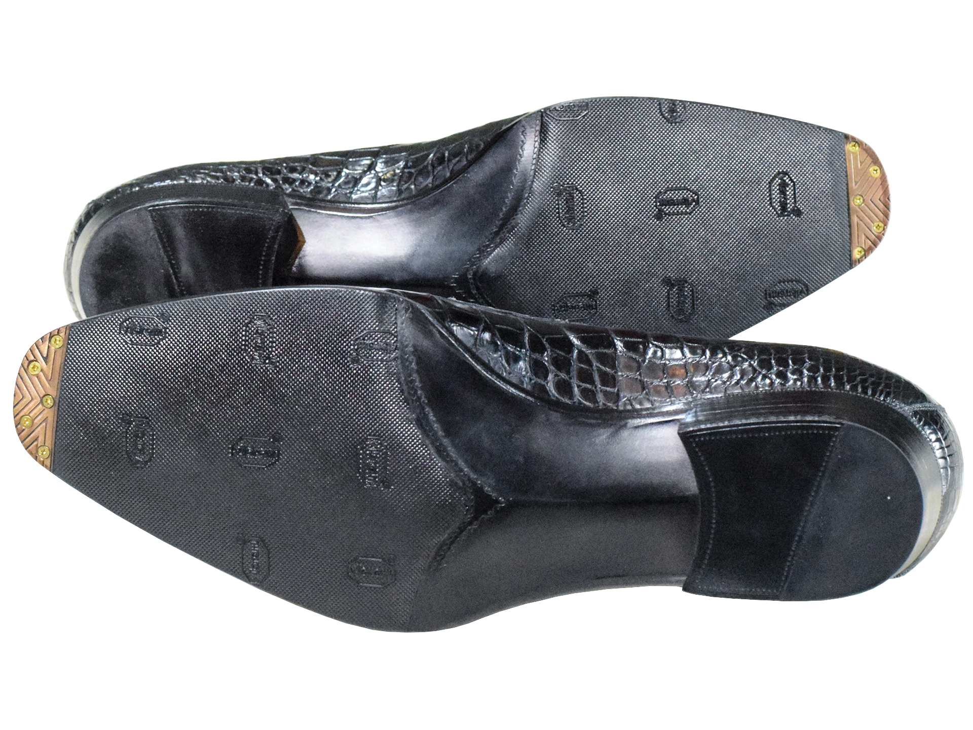 MTO Crocodile penny loafers - Optimum line