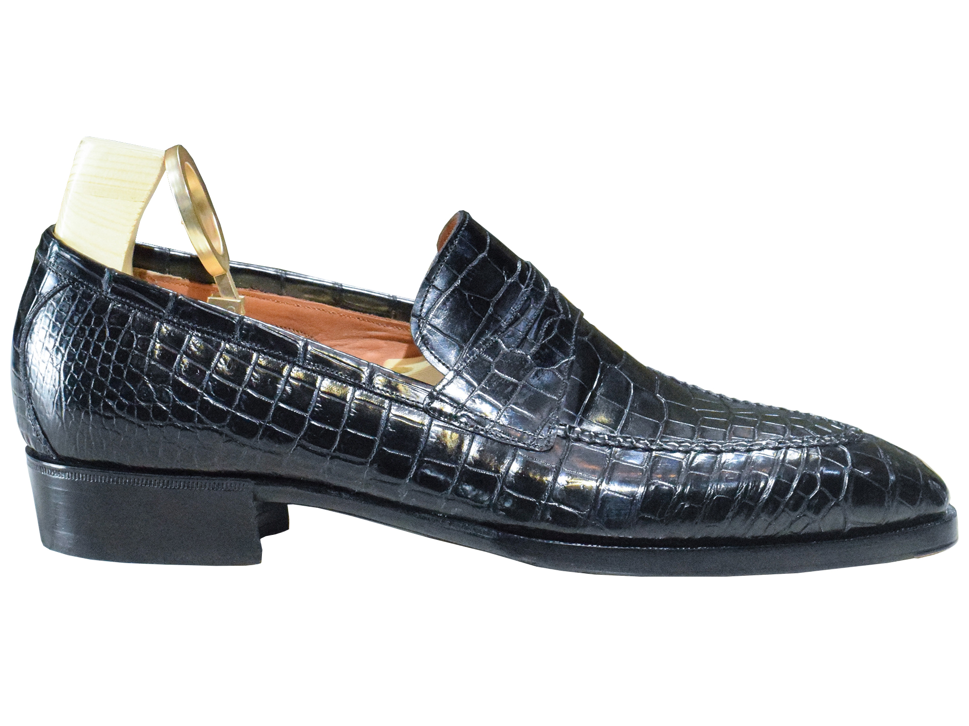 MTO Crocodile penny loafers - Optimum line