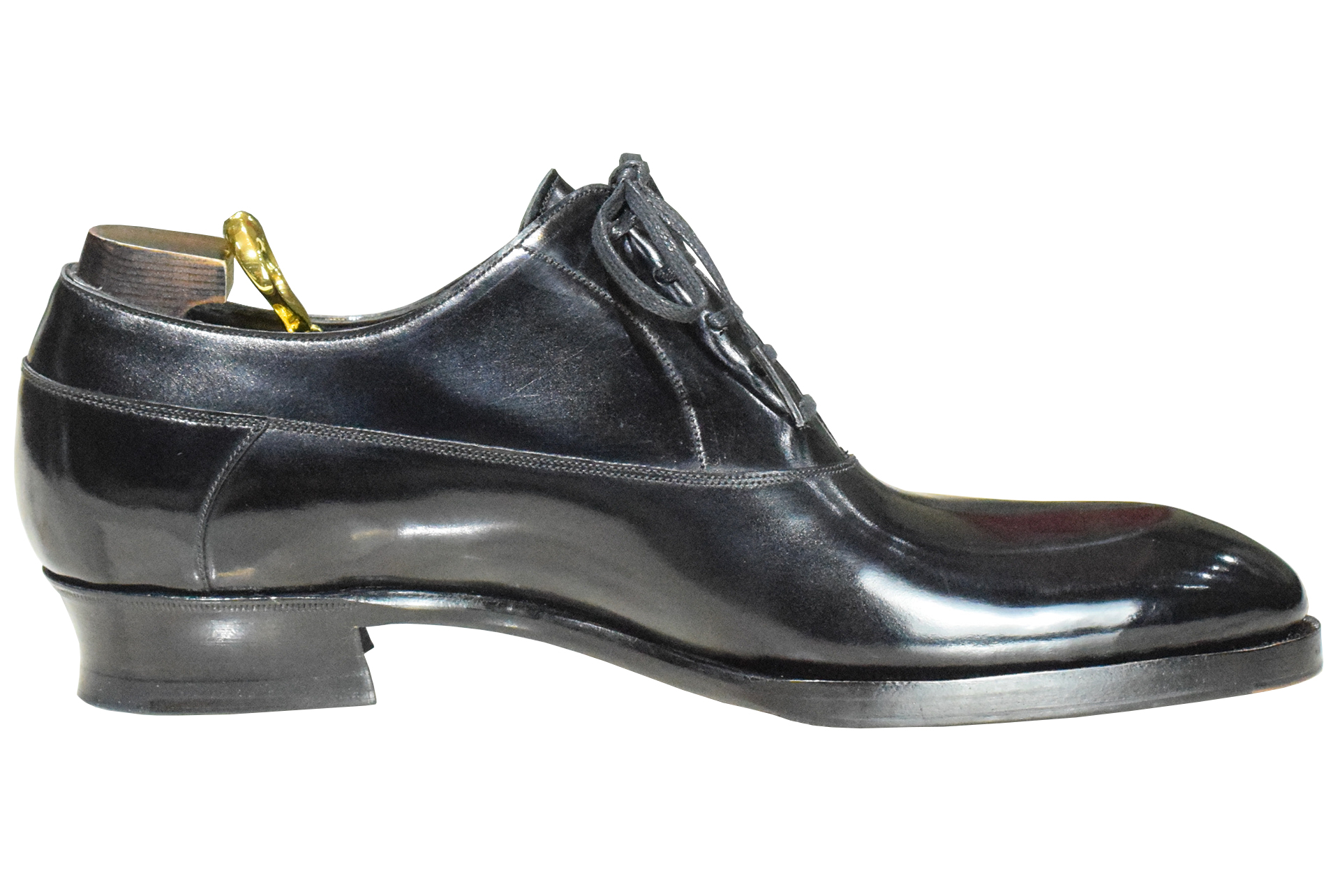 MTO Balmoral plain toe shoes - Shell cordovan leather