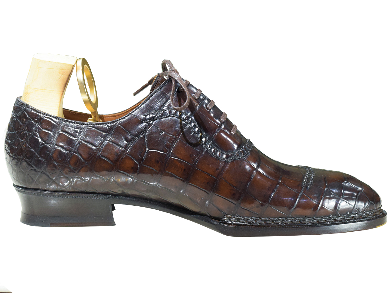 MTO Crocodile Adelaide Reverse Shoes