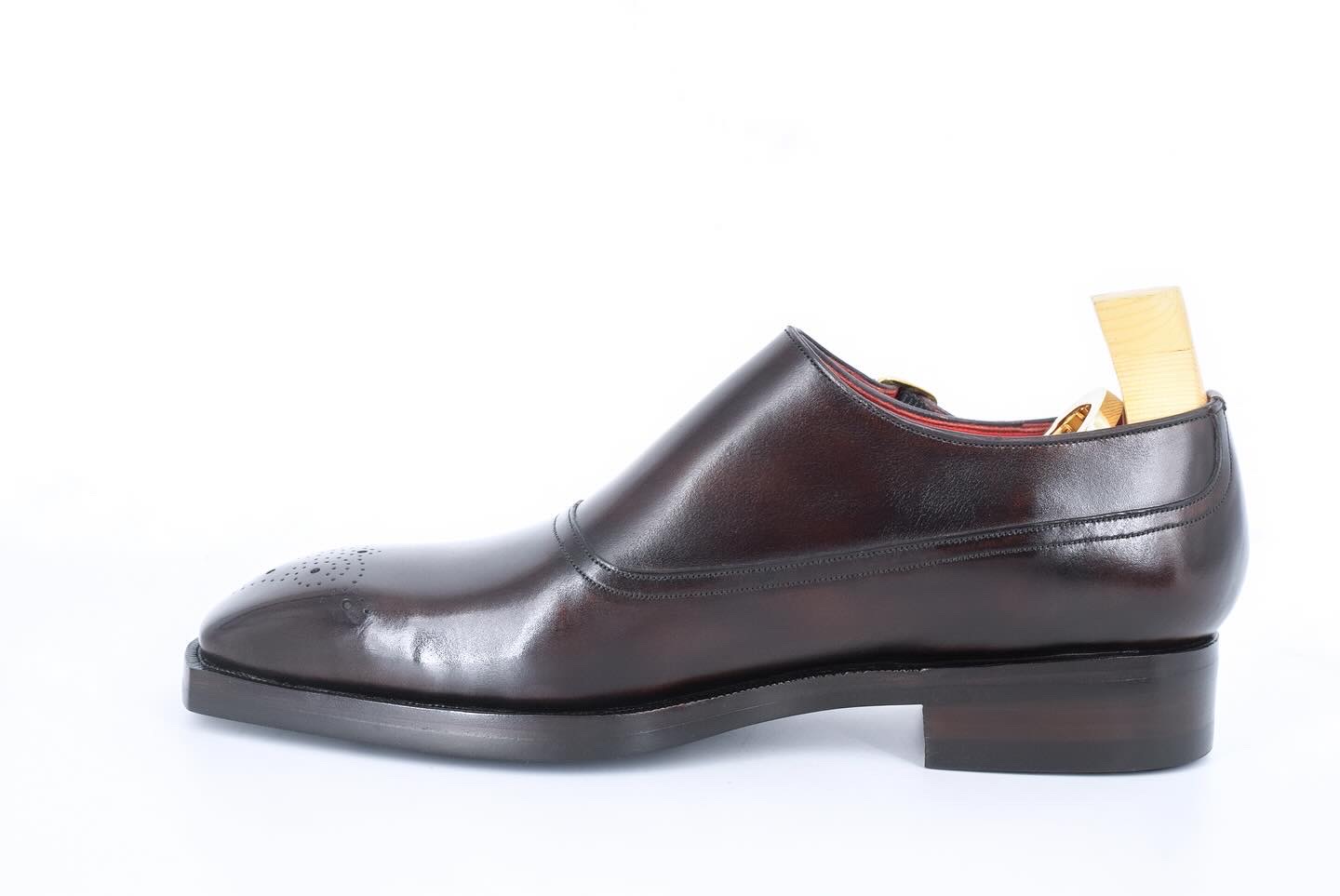 MTO Single Monkstrap Balmoral Shoes - Basic line