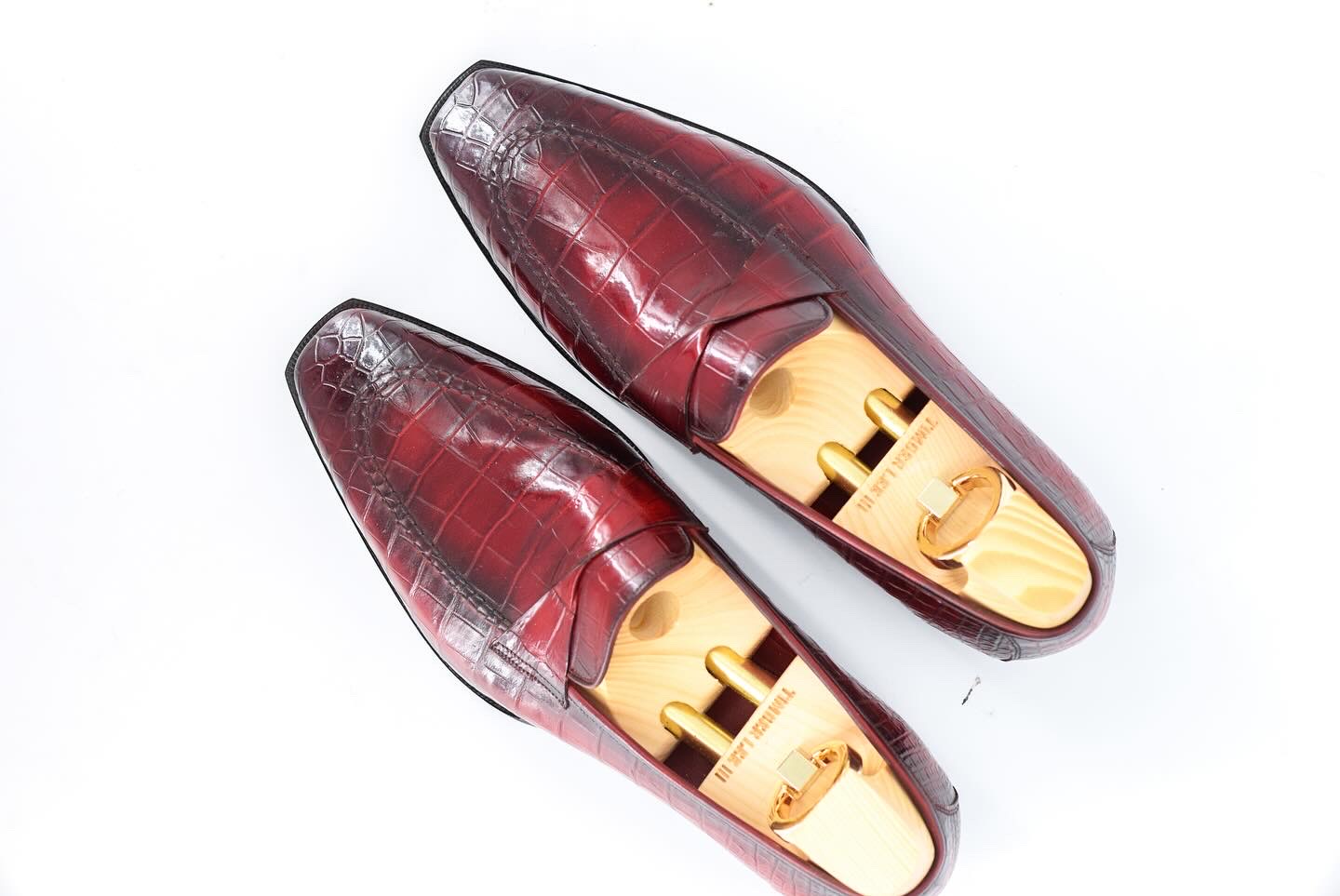 MTO Crocodile Penny Loafers - Premium Line