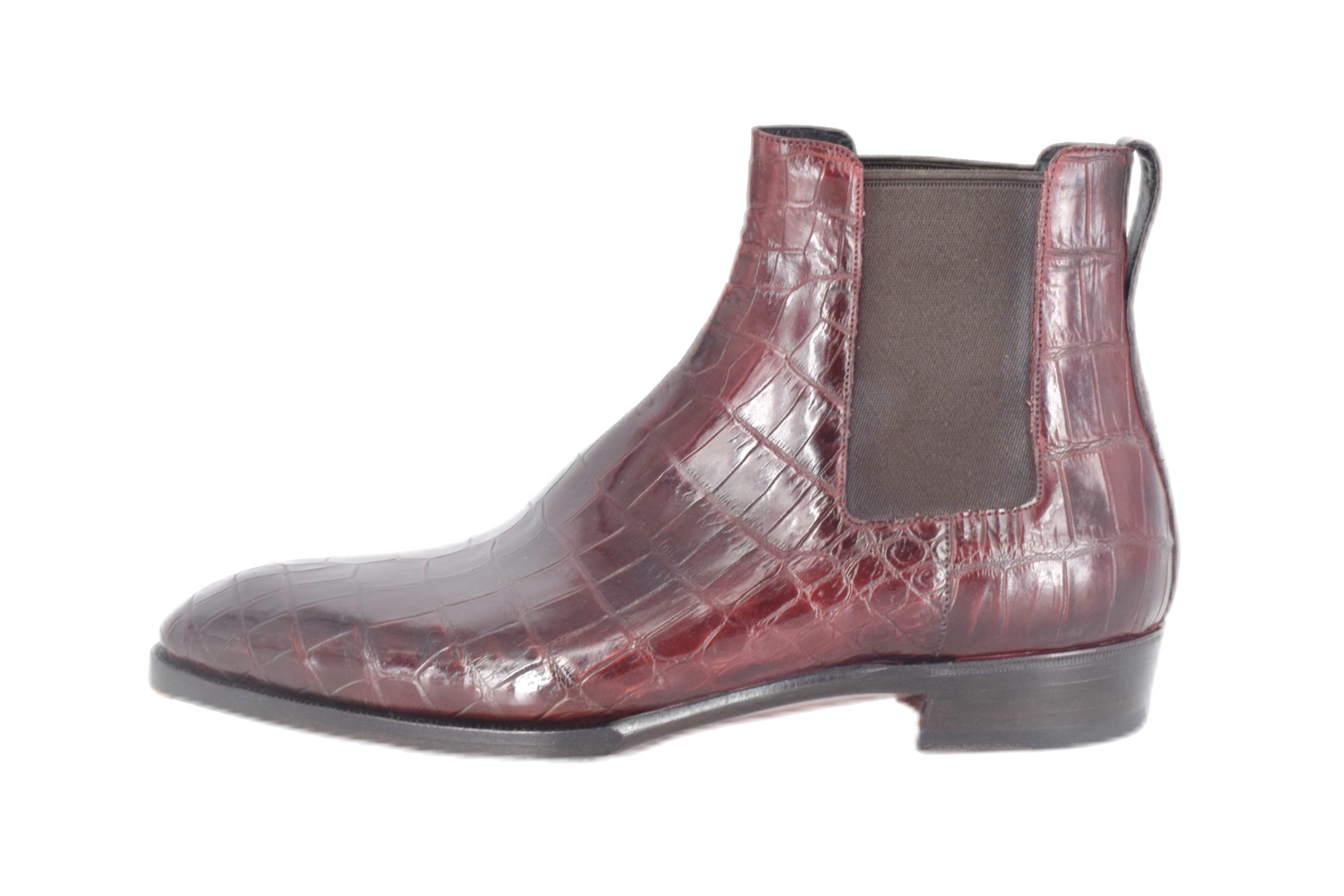 MTO Chelsea boots - crocodile leather