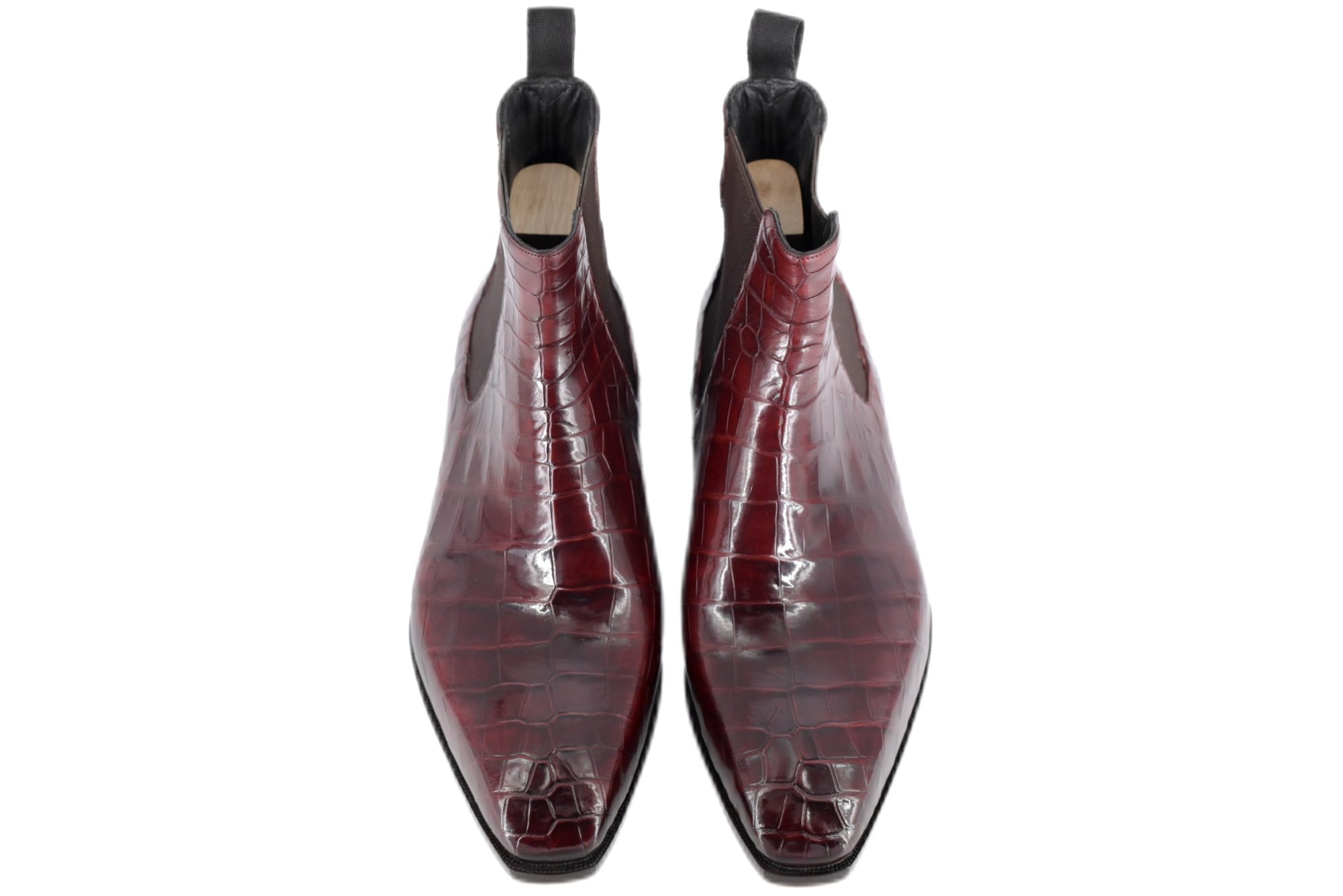 MTO Chelsea boots – Genuine crocodile leather