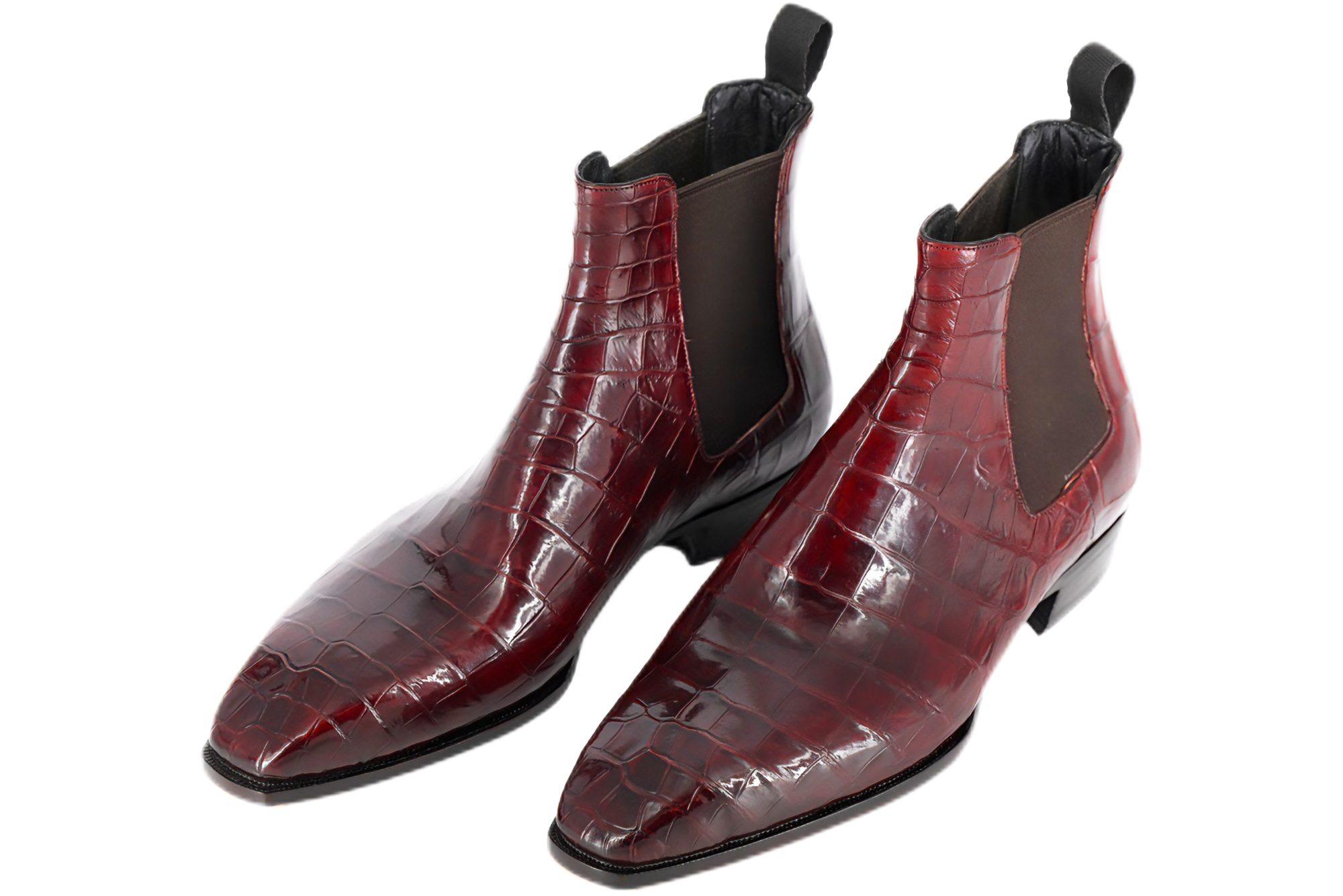 MTO Chelsea boots – Genuine crocodile leather