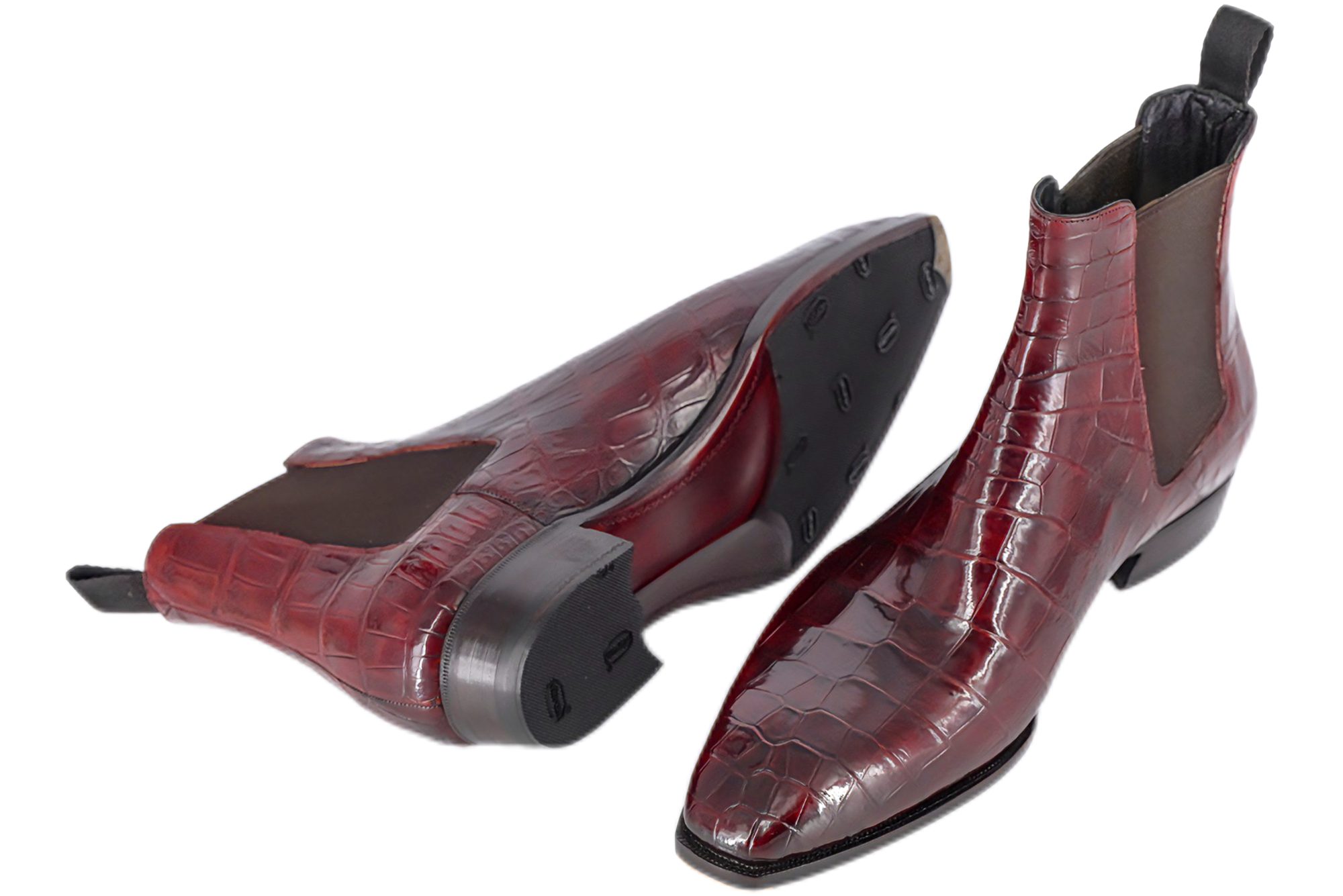 MTO Chelsea boots – Genuine crocodile leather
