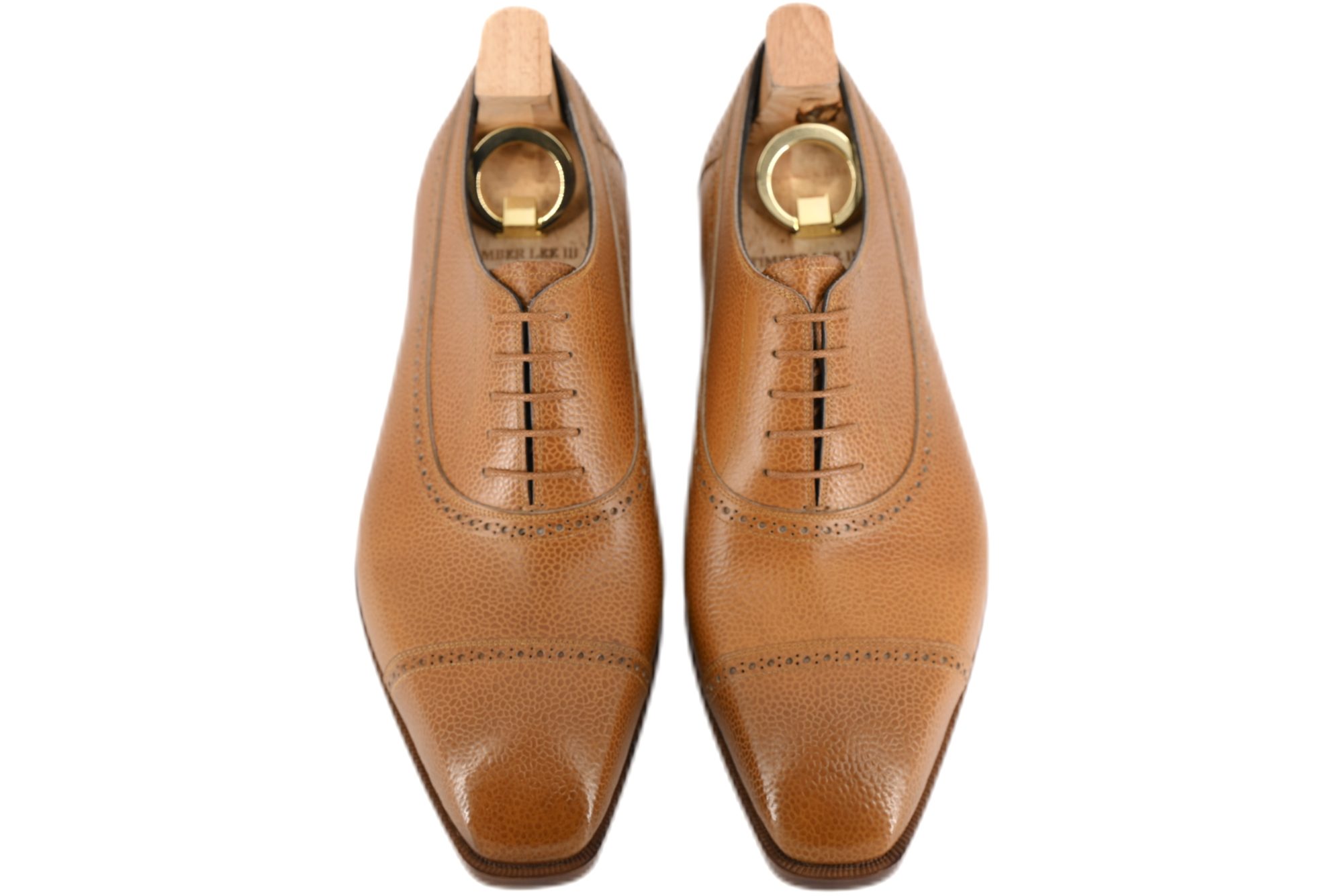 MTO Balmoral captoe shoes semi brogue - Optimum line