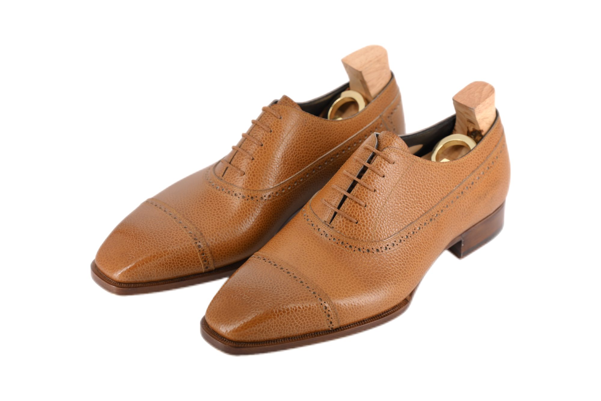 MTO Balmoral captoe shoes semi brogue - Optimum line