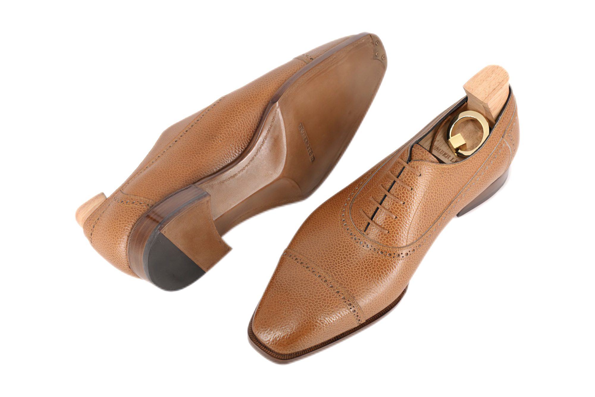 MTO Balmoral captoe shoes semi brogue - Optimum line