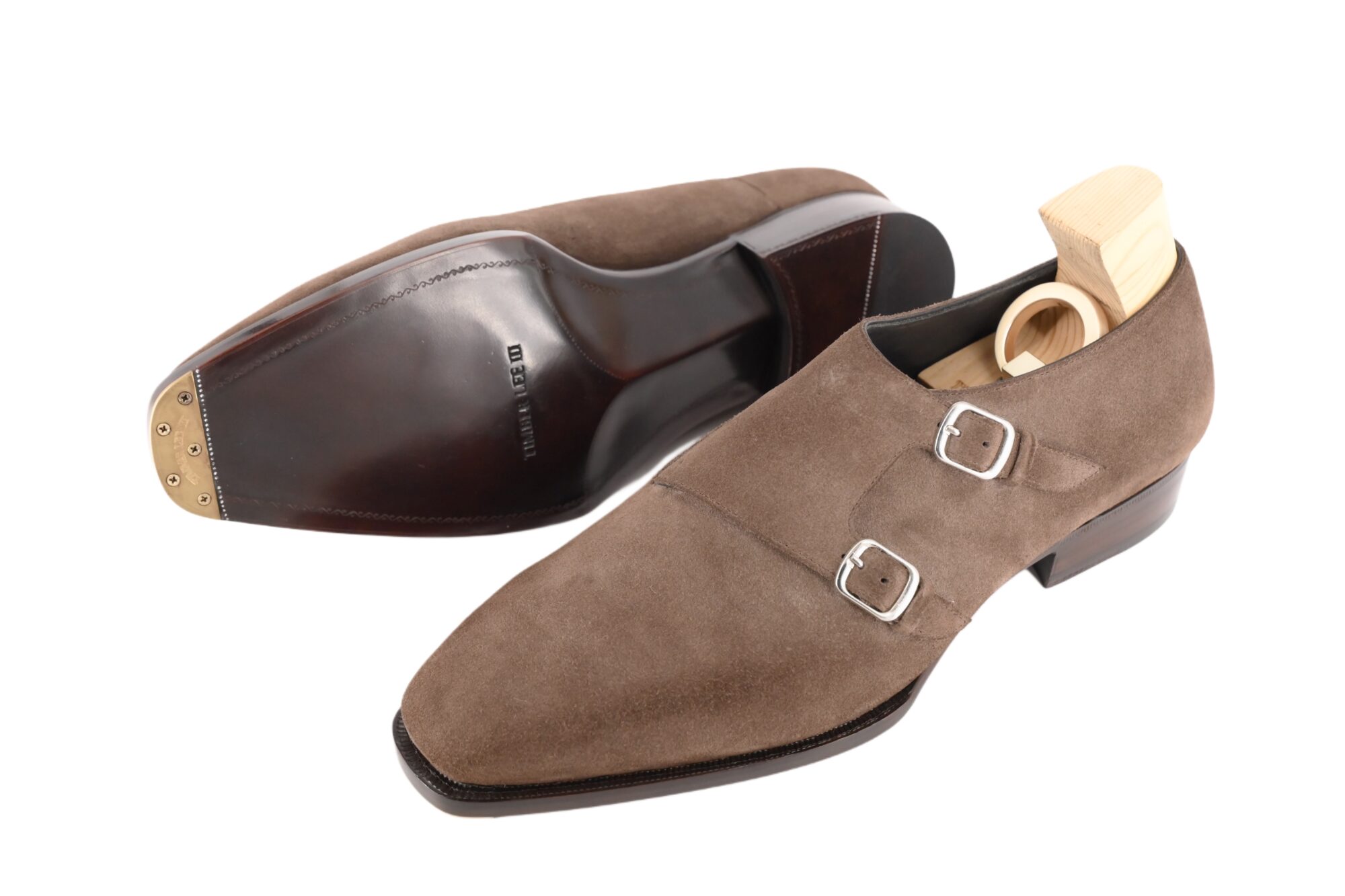 MTO One-piece Double monkstrap shoes - Premium line