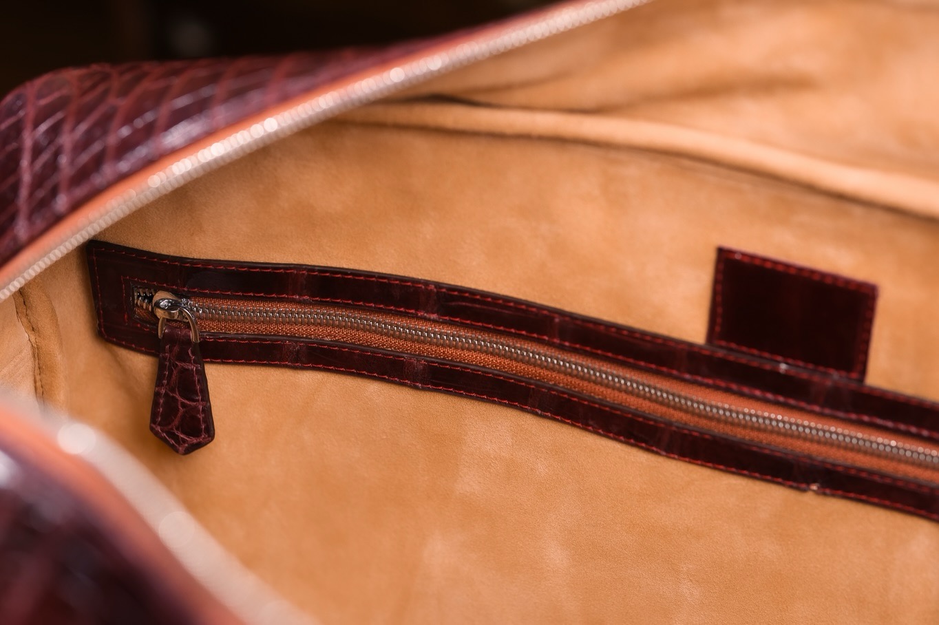 handcraft Duffle Bags -Giant Crocodile leather