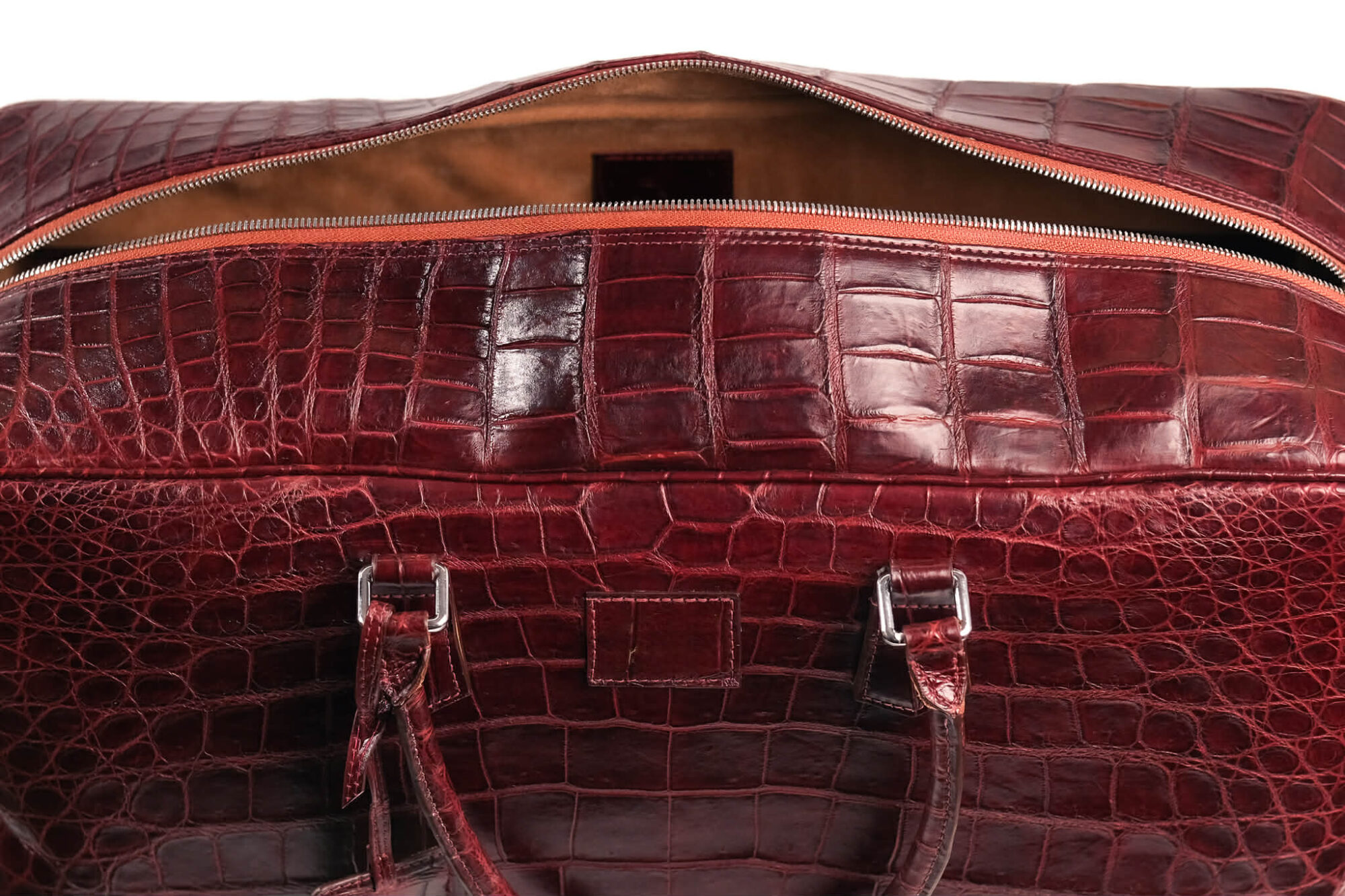 handcraft Duffle Bags -Giant Crocodile leather