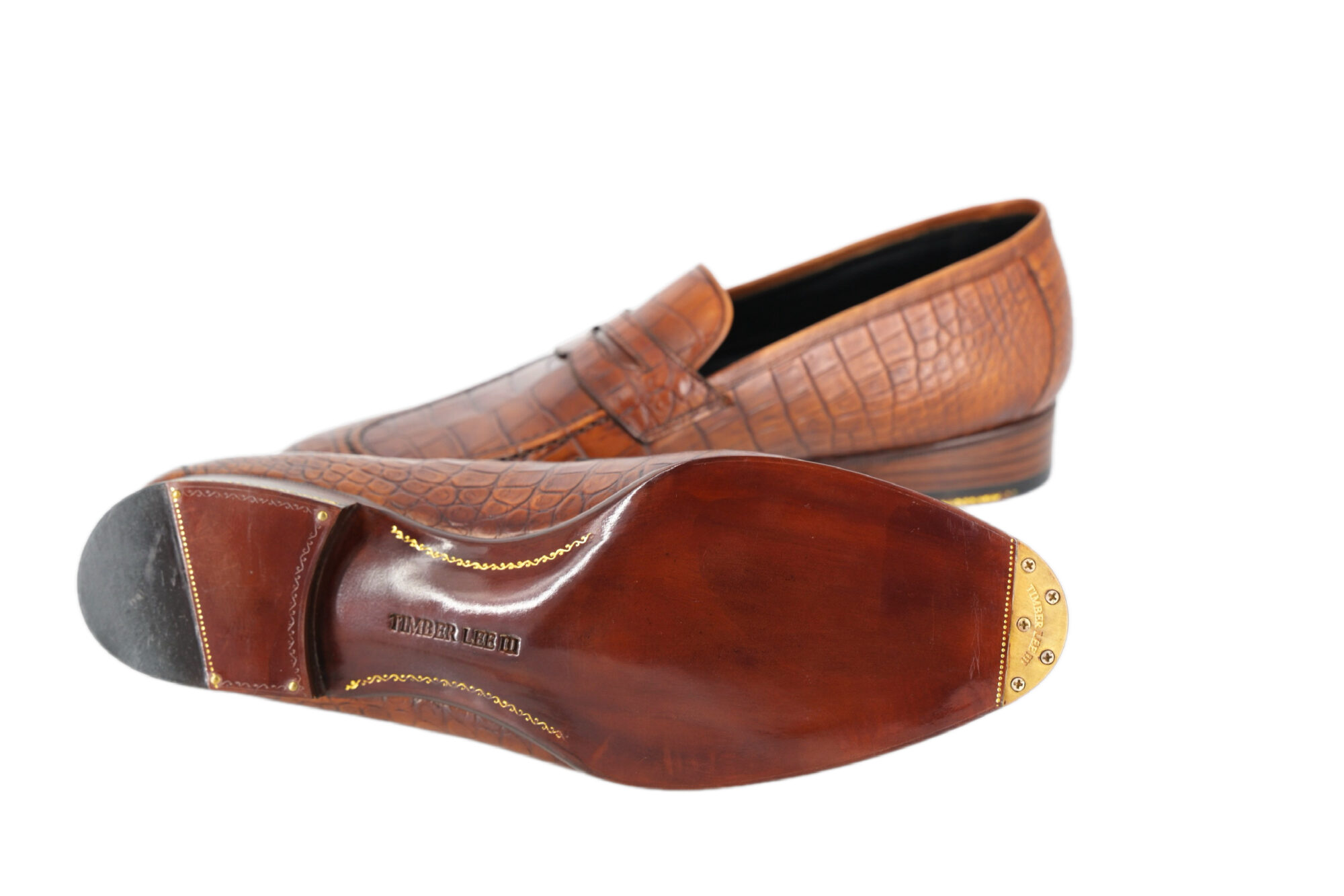 MTO Penny Loafers - Crocodile leather