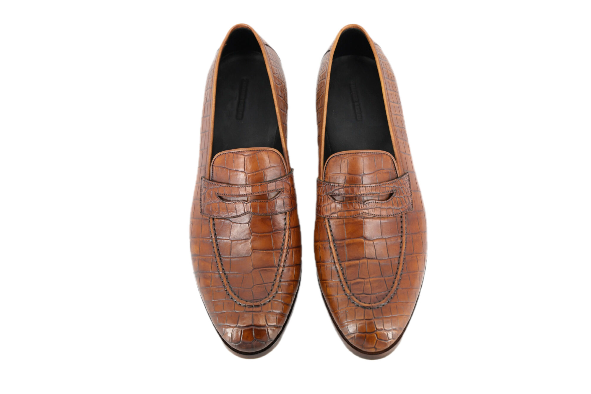 MTO Penny Loafers - Crocodile leather