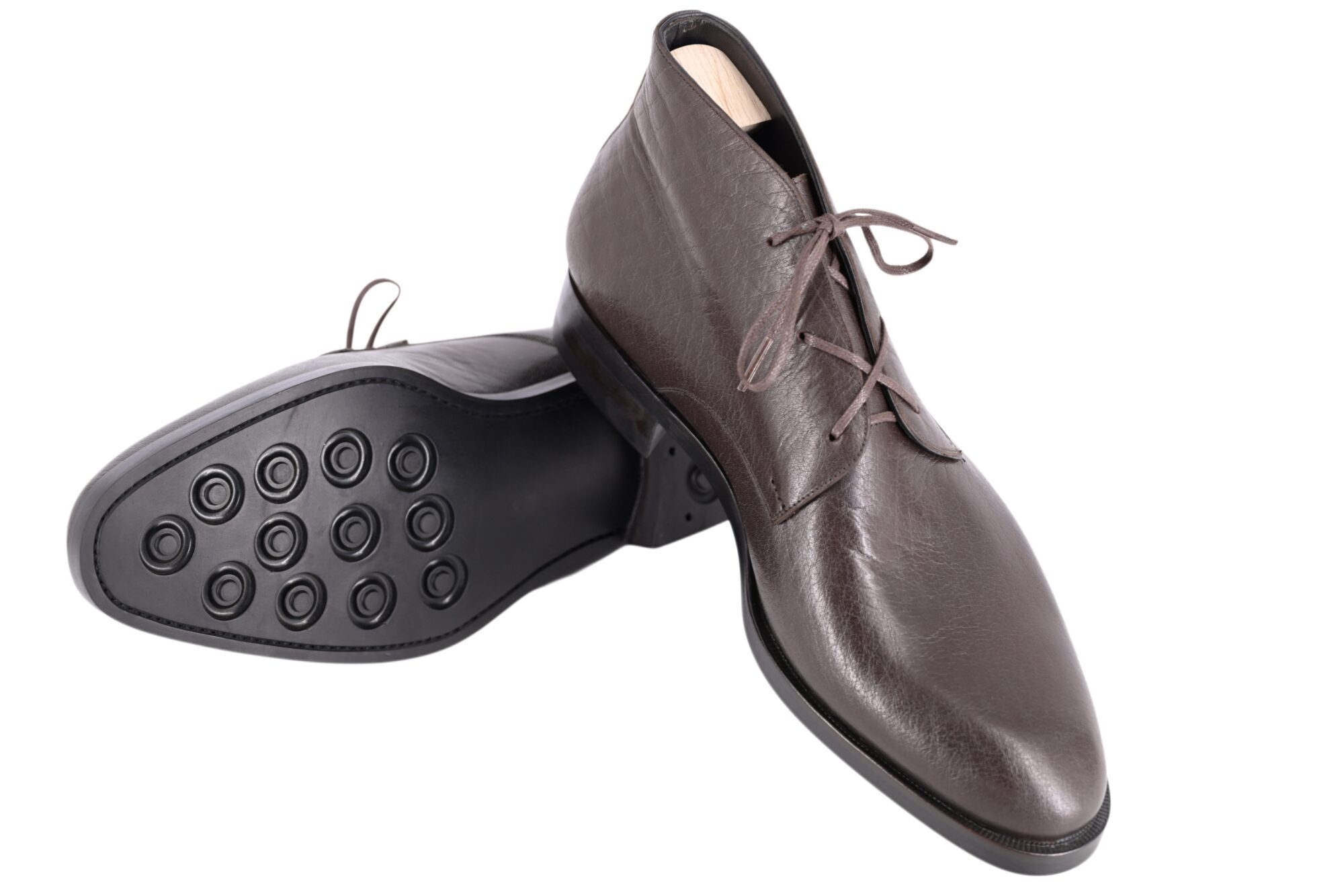 MTO Derby Plain Toe Boots 3 eyelets - Premium