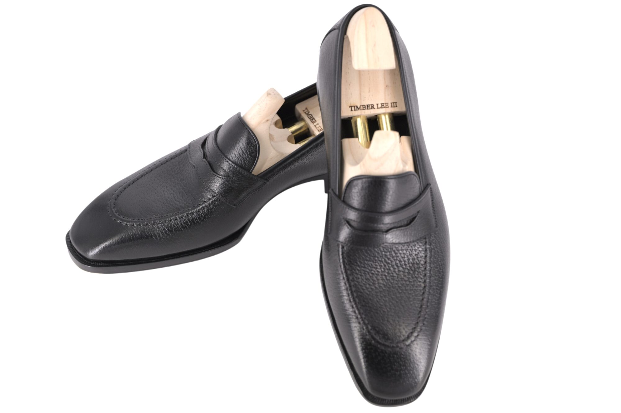 MTO handcrafted Penny Loafers – Peccary