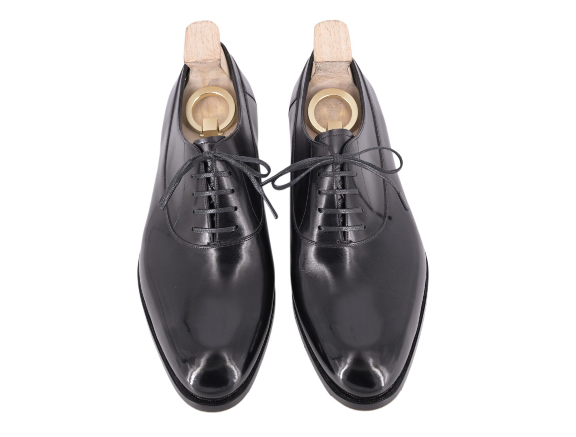 MTO Oxford Balmoral Plain Toe Shoes - premium line