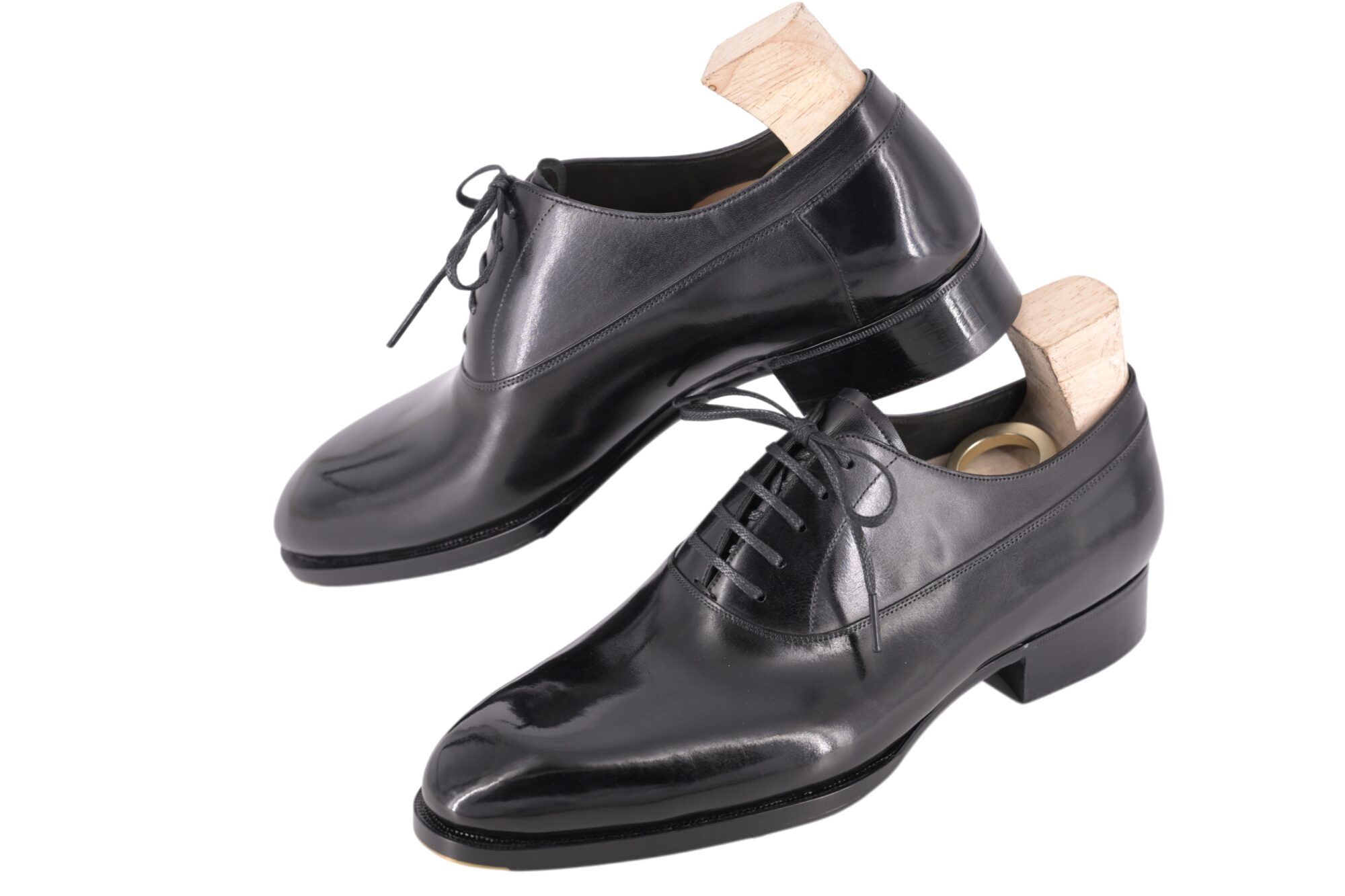 MTO Oxford Balmoral Plain Toe Shoes - premium line
