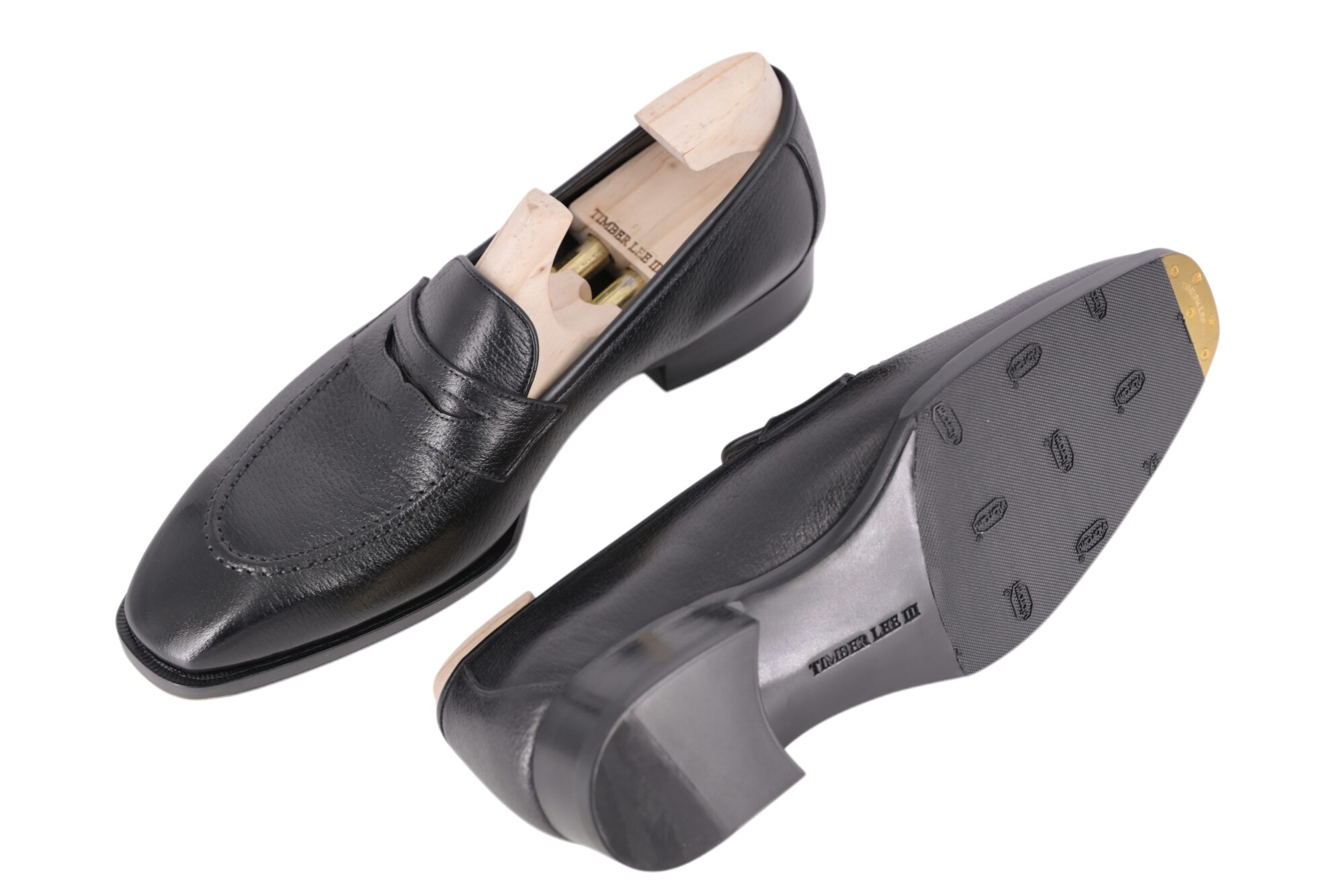 MTO handcrafted Penny Loafers – Peccary