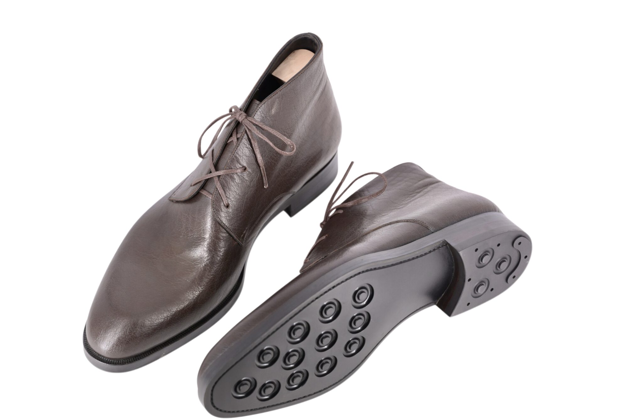 MTO Derby Plain Toe Boots 3 eyelets - Premium