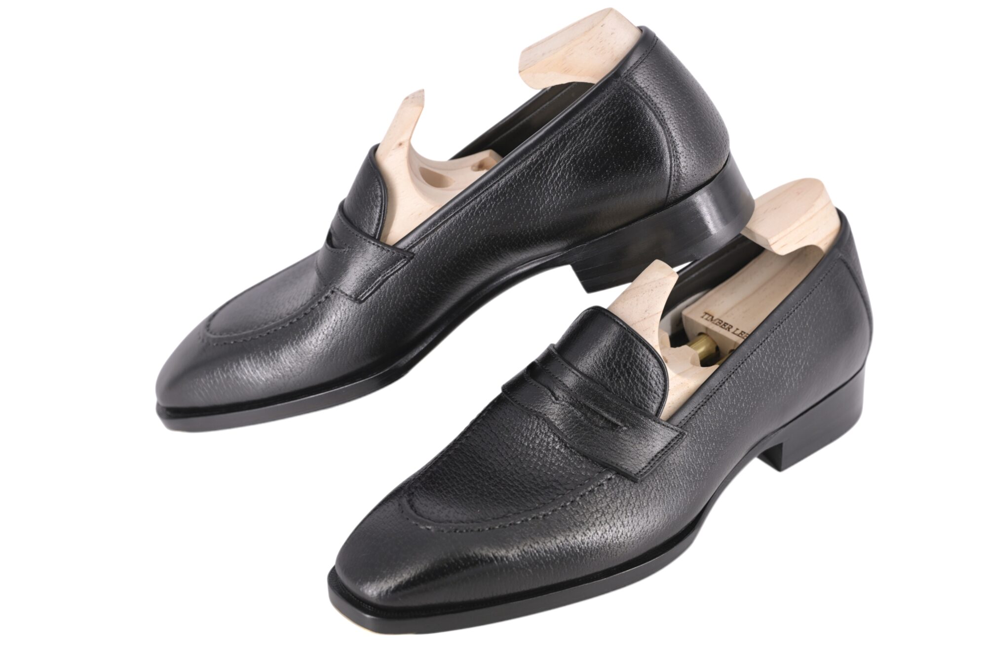 MTO handcrafted Penny Loafers – Peccary