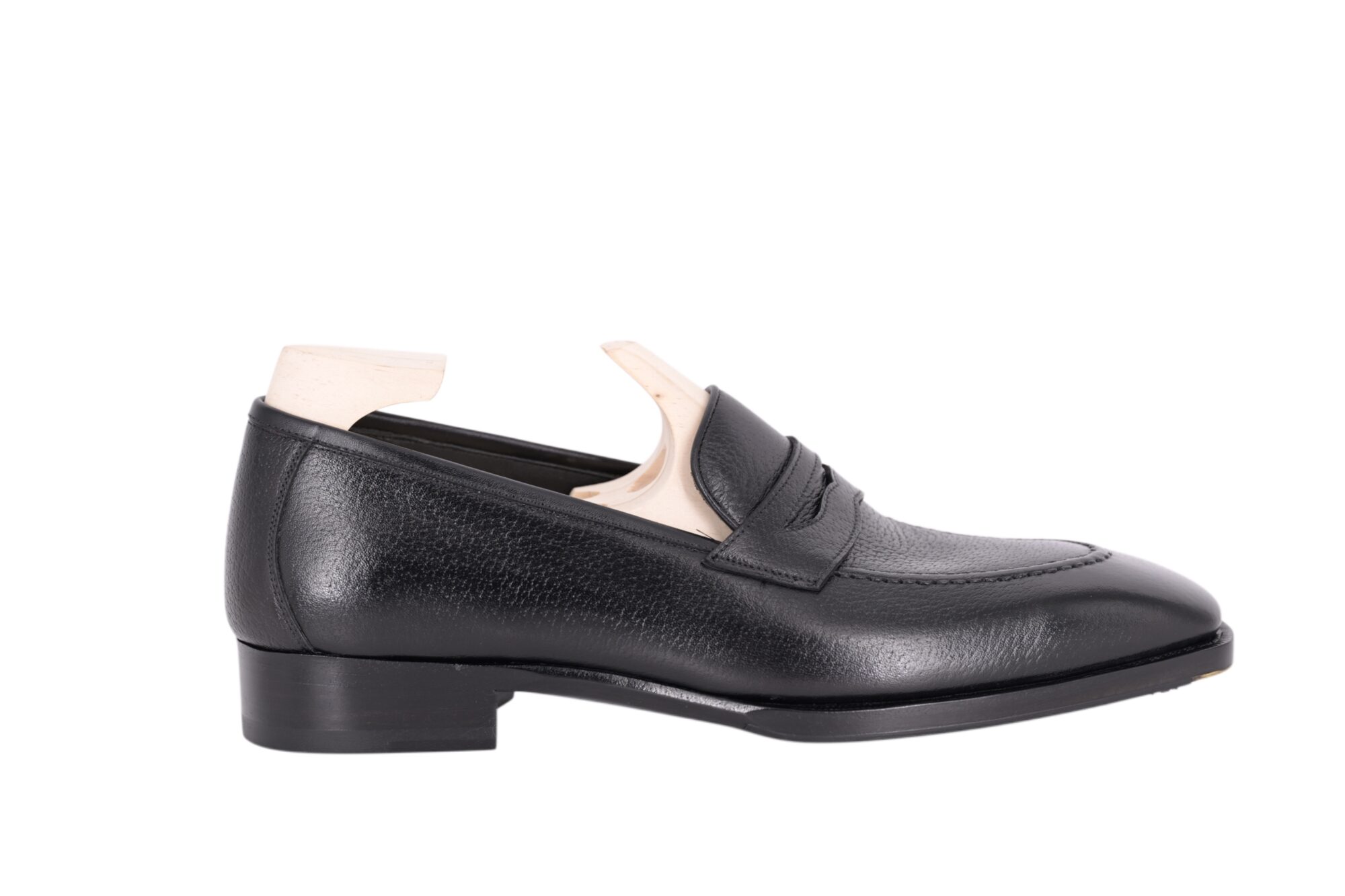 MTO handcrafted Penny Loafers – Peccary