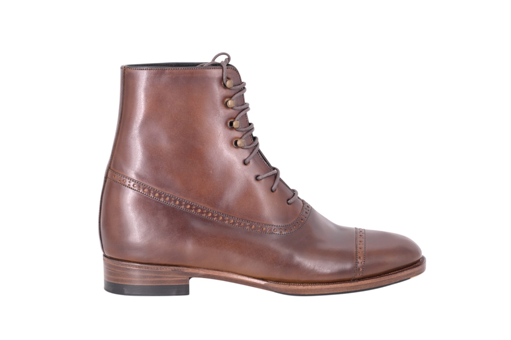 MTO Balmoral Oxford Boots 8 eyelets – shell cordovan