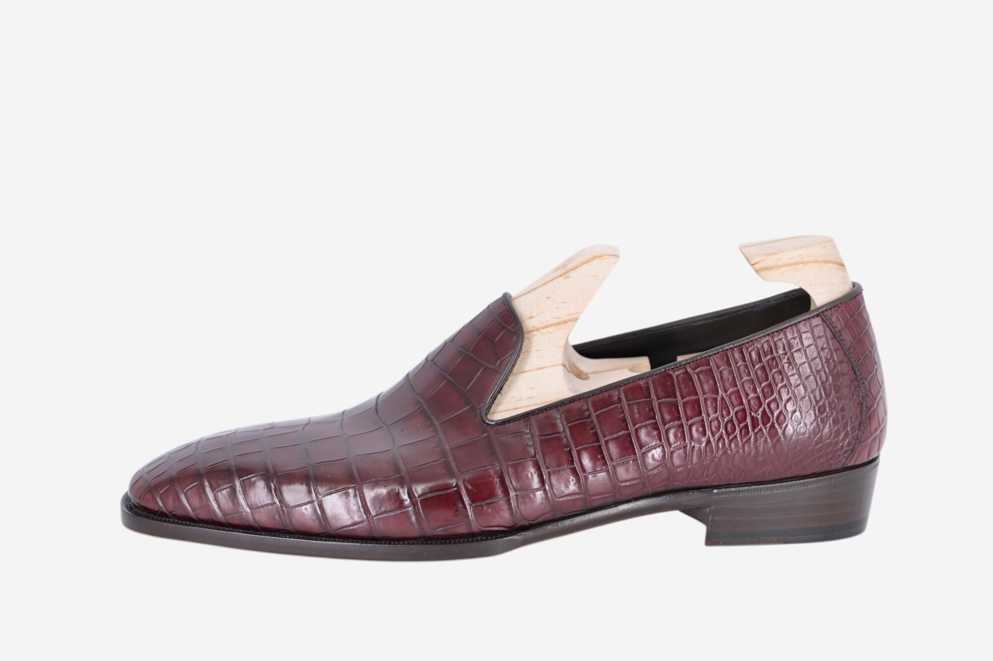 MTO handcrafted wholecut loafers - Crocodile leather