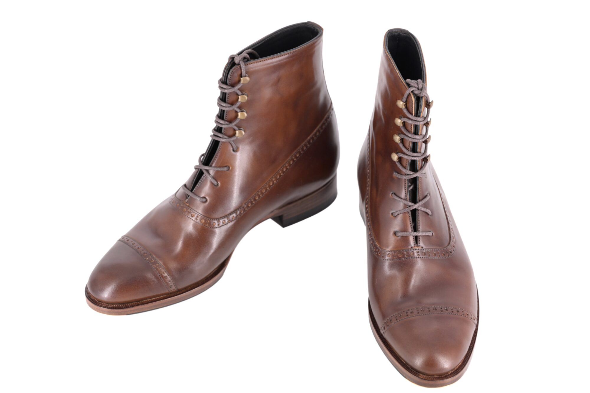 MTO Balmoral Oxford Boots 8 eyelets – shell cordovan