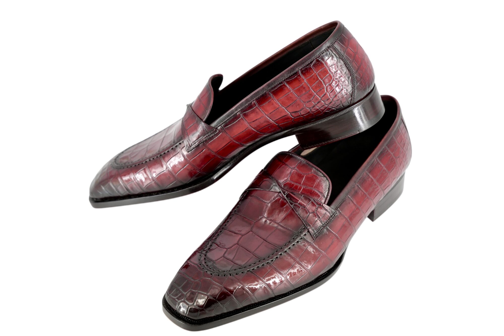 MTO handcrafted butterfly Loafers – Exotic leather