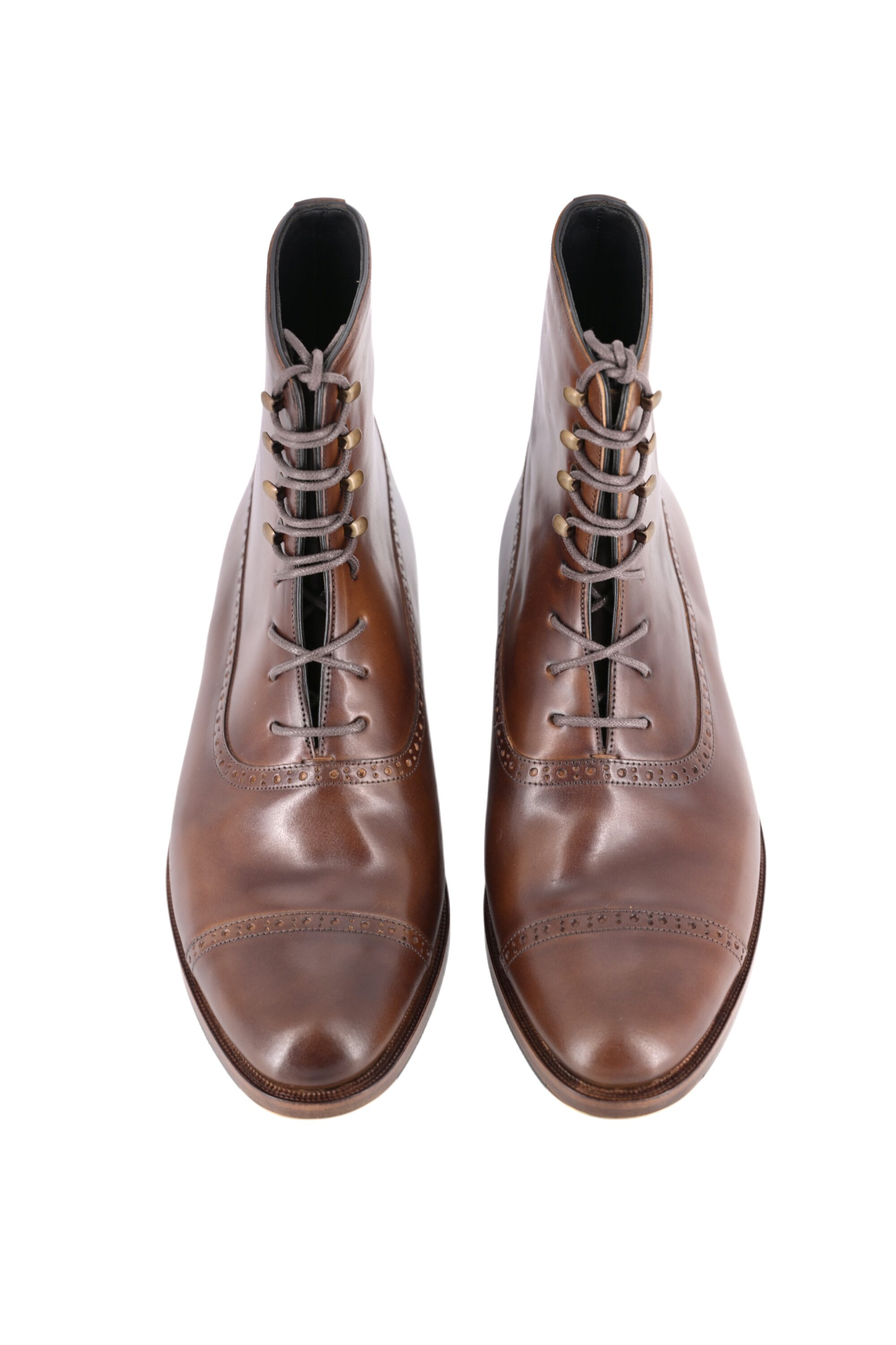 MTO Balmoral Oxford Boots 8 eyelets – shell cordovan