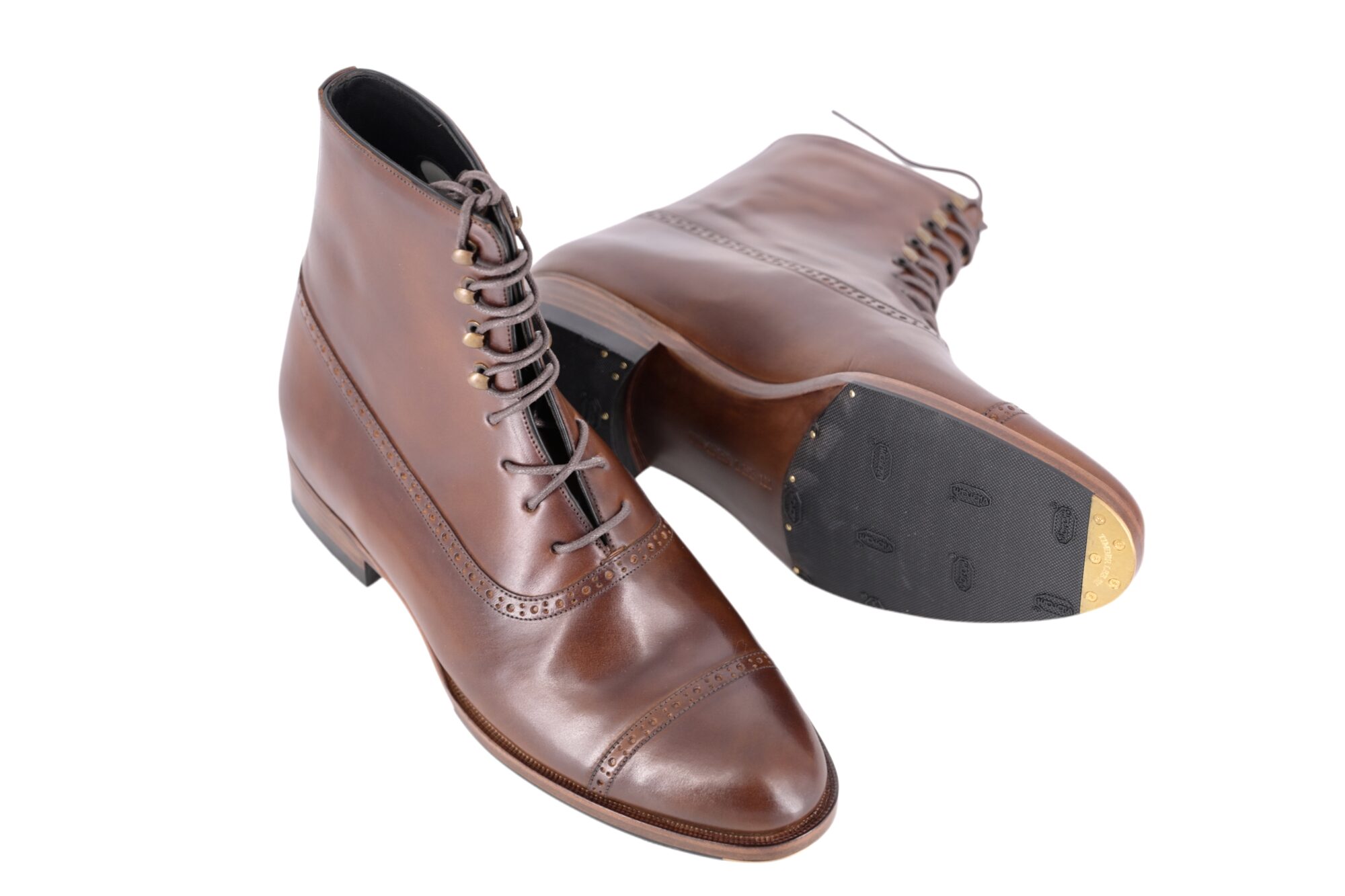 MTO Balmoral Oxford Boots 8 eyelets – shell cordovan