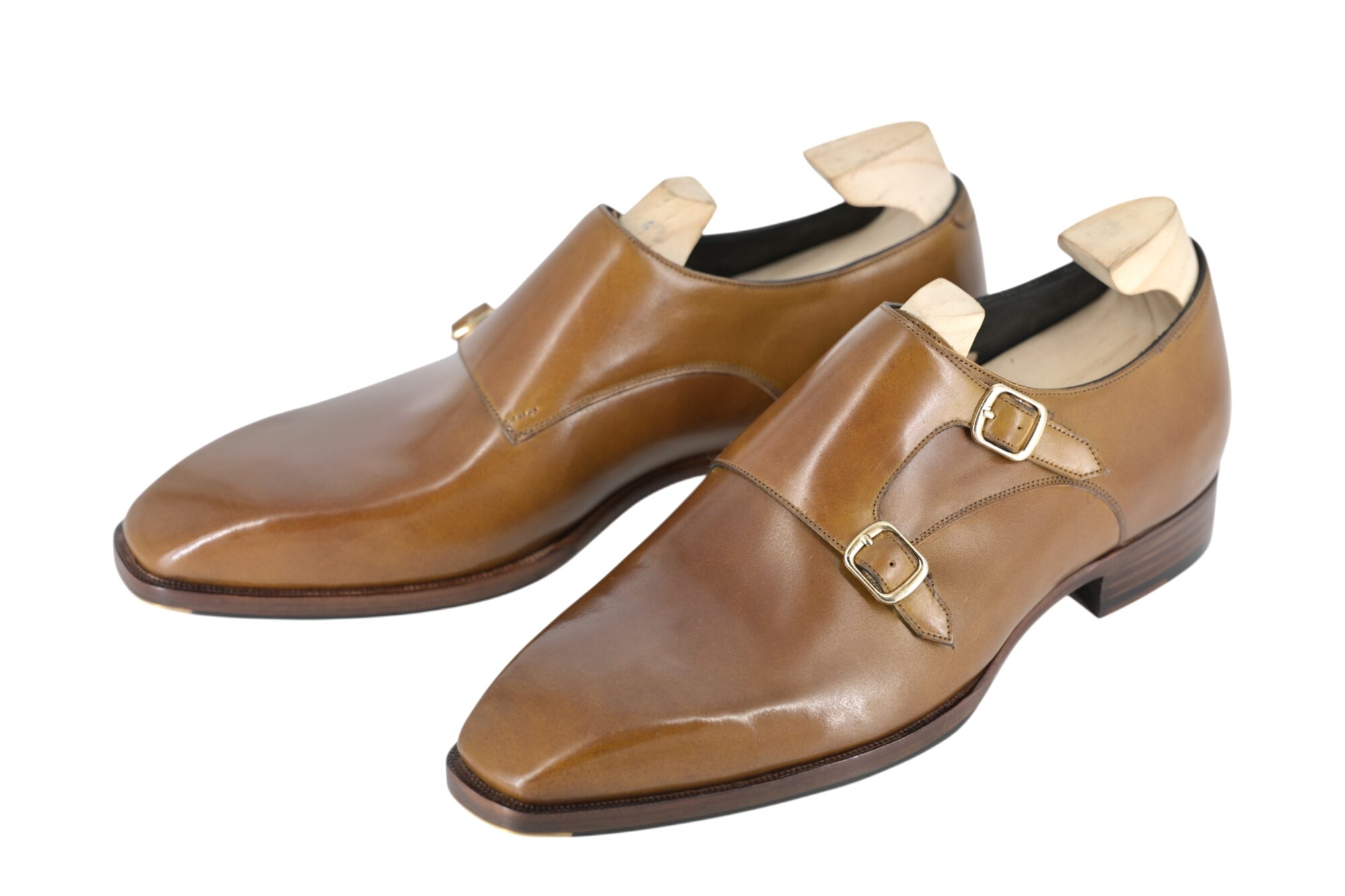 MTO Double Monk strap shoes - Shell cordovan leather